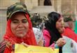 طالبات بجامعة القاهرة يتظاهرن طلباً للتجنيد في الجيش (9)                                                                                              