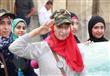 طالبات بجامعة القاهرة يتظاهرن طلباً للتجنيد في الجيش (16)                                                                                             