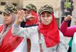 طالبات بجامعة القاهرة يتظاهرن طلباً للتجنيد في الجيش (17)                                                                                             
