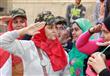 طالبات بجامعة القاهرة يتظاهرن طلباً للتجنيد في الجيش (18)                                                                                             