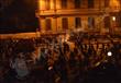 اشتباكات التي نشبت بين العشرات من المتظاهرين وقوات الأمن                                                                                              