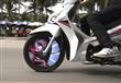 تحويل عجلات الدراجة النارية لشاشة LCD