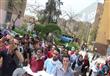 بالصور - طلاب ''جبهة الثوار'' يتظاهرون بجامعة عين شمس ضد ''عنف الشرطة''