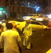 سقوط سيارة كامري في هبوط أرضى بأحد طرق السعودية                                                                                                       