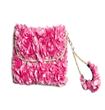 Pink Flower Clutch AED 350                                                                                                                            