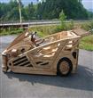 سيارة رياضية من الأخشاب 