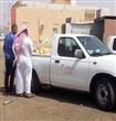 سيارة الشركة السعودية للكهرباء تبيع شمام