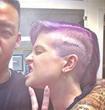 kelly osbourne head tattoo