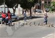 بالصور- أنصار الإخوان يقطعون طريق المريوطية بإطارات السيارات