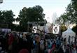بالصور..أنصار الإخوان بتركيا يحاكون اعتصام رابعة ا