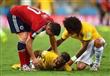  لاعبو البرازيل يؤازرون نيمار بالمستشفى بعد الإصاب