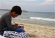 بالصور.. ''مصراوي'' يحاور الطفل الفلسطيني الذي قهر جبروت الاحتلال بـ''ريشة''