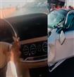 سعودى يصور حادث سيارته المرسيدس                                                                                                                       