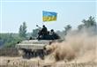 دبابة اوكرانية خلال مناورة عسكرية في خاركيف