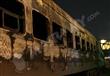 آثار حريق قطار بمحطة مصر                                                                                                                              
