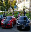 تجمع 4 سيارات بوجاتى فيرون اماراتية فى موناكو                                                                                                         