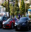 تجمع 4 سيارات بوجاتى فيرون اماراتية فى موناكو                                                                                                         