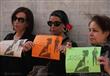 سيدات يتظاهرن للتنديد بمقتل شيماء الصباغ (1)                                                                                                          