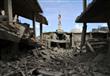 اثار القصف في حمص