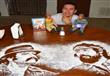 فنان مكسيكي يرسم وجه المشاهير بملح الطعام                                                                                                                                                               