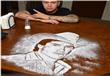 فنان مكسيكي يرسم وجه المشاهير بملح الطعام                                                                                                                                                               