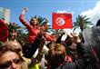 من تظاهرات تونس