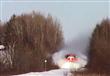 قطار كندي خارق يزيل أطنان من الثلوج