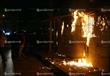 مجهولون يشعلون النيران في نقطة مرور بفيصل (4)                                                                                                                                                           