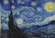مجرة الدوامة في لوحة فنية لفان جوخ                                                                                                                                                                      
