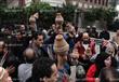 متظاهرون يكسرون القلل أمام السفارة القطرية بالقاهرة (6)                                                                                                                                                 