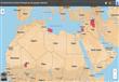 خريطة المواقع الاثرية التي دمرتها داعش