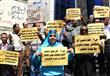 مظاهرة خريجو كليات الحقوق تعليم مفتوح أمام نقابة الصحفيين (13)                                                                                                                                          