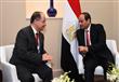 الرئيس عبد الفتاح السيسي مع مسئولين عراقيين (1)