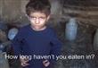 معاناة الأطفال تحت القصف في سوريا                                                                                                                                                                       