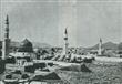 صورة للمسجد النبوى من الخارج عام 1908م                                                                                                                                                                  