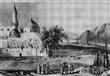 رسم للمسجد النبوي عام 1857م                                                                                                                                                                             