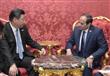 الرئيس عبد الفتاح السيسي مع رئيس الصين تشي جين بين