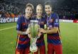 احتفالات لاعبي برشلونة بسوبر أوروبا (19)                                                                                                                                                                