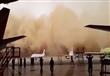عاصفة ترابية تضرب مطار الملكة علياء