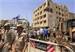 اثار انفجار استهدف مقر الأمن الوطنى بشبرا  