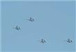الطائرات الحربية تحلق بكثافة في سماء بورسعيد
