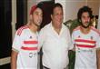 لاعبا الزمالك شريف علاء ومحمد سالم