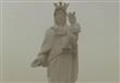 تمثال ضخم لمريم العذراء شمالي دمشق