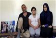 الزوجان العراقيان مع ابنتهما الناجية                                                                                                                                                                    