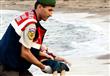 الجندي الذي عثر على جثة الطفل السوري - صليت لأجل ا