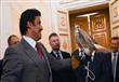 بوتين يهدي صقرا لأمير قطر