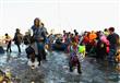 تدفق اللاجئين الى اليونان