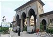 قوات الشرطة تمشط حرم جامعة الأزهر ارشيفية