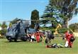 مروحية للجيش النيوزيلندي خلال عملية إجلاء سياح في 