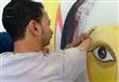 "رضا" رسام بدون "كفين" تحدى إعاقته بالريشة                                                                                                                                                              